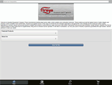 Tablet Screenshot of fireyecontrols.com
